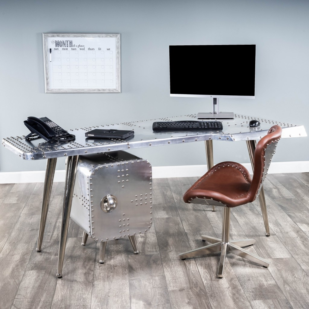 Silas Metal Writing Desk