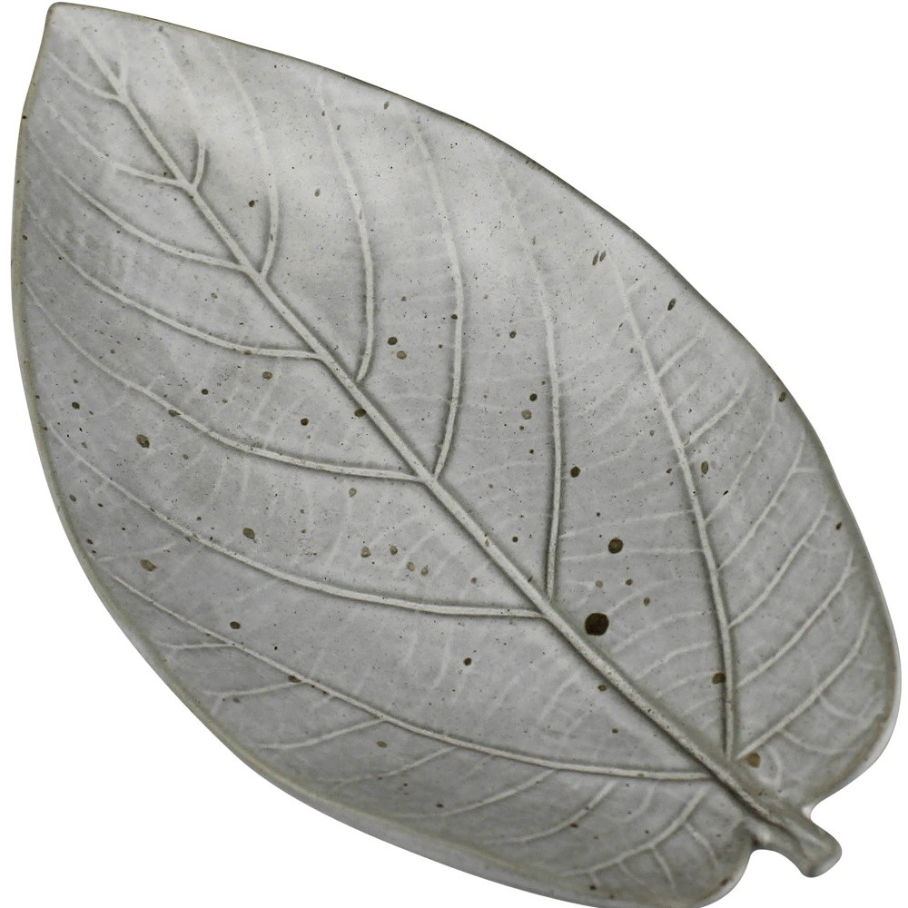 Begonia Leaf Ceramic Serving Tray