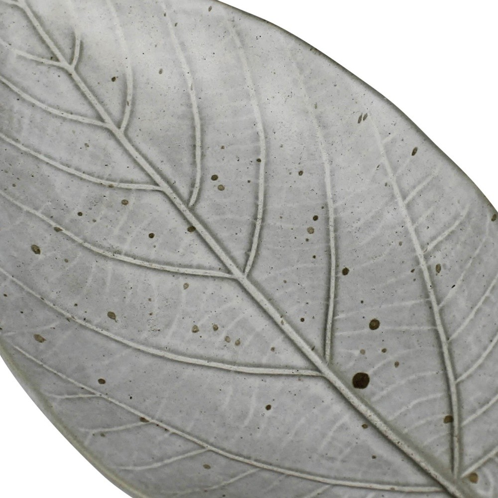 Begonia Leaf Ceramic Serving Tray