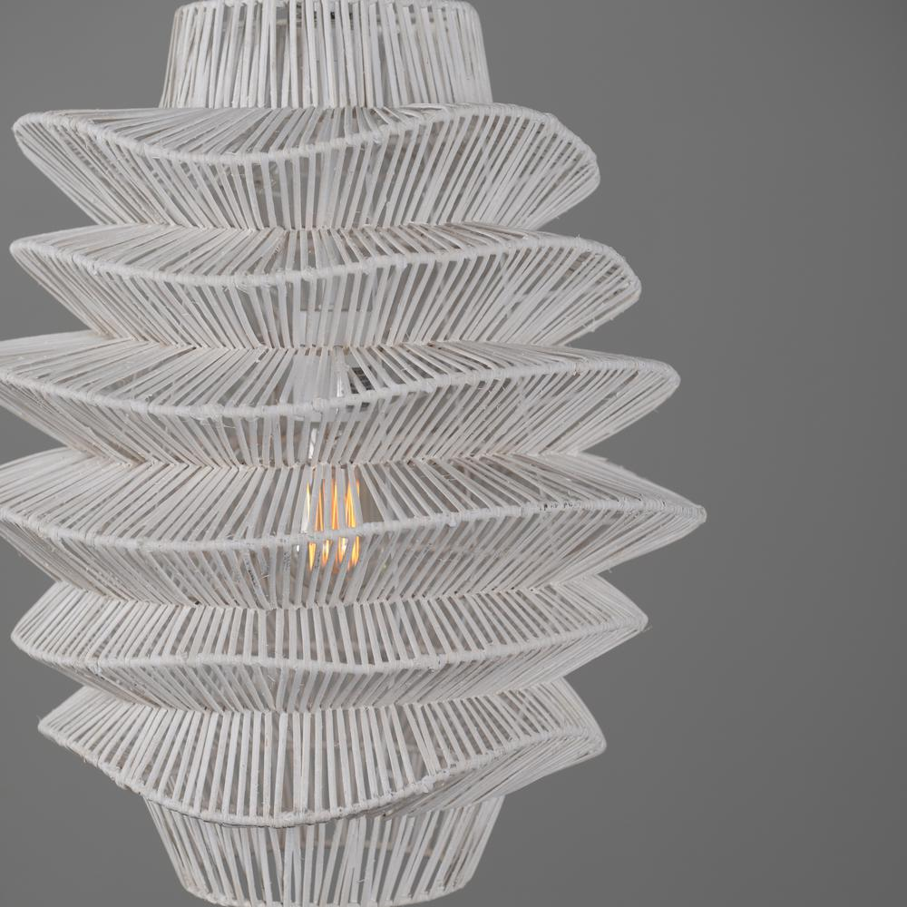 Barlow 1-Light Rattan Woven Pendant By Kosas Home