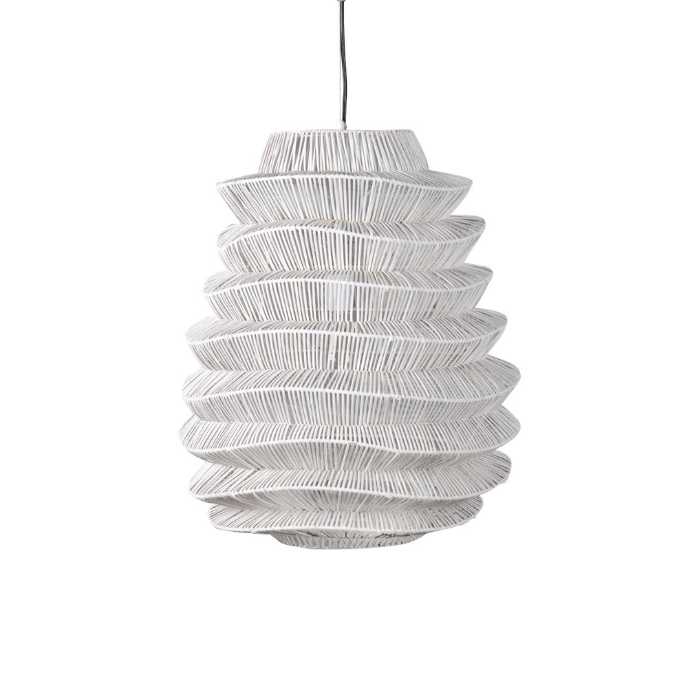 Barlow 1-Light Rattan Woven Pendant By Kosas Home
