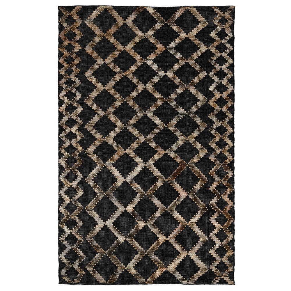 Katerina Black/Natural Handwoven Area Rug by Kosas Home