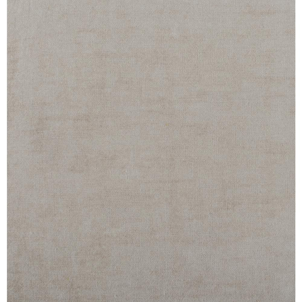 Amy 100% Linen 22" Square Throw Pillow in Natural Beige by Kosas Home
