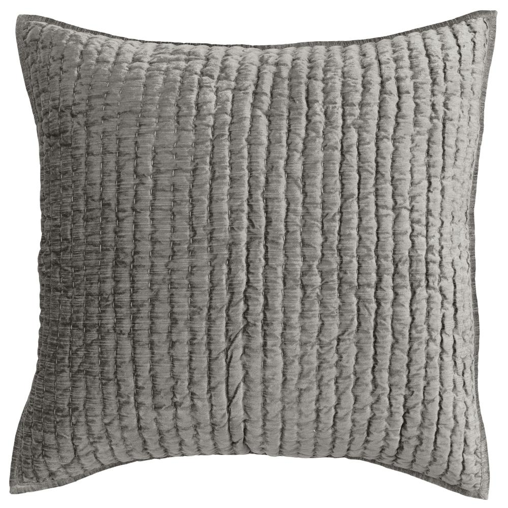 Dimitry 100% Rayon Velvet Sage Green Euro Sham by Kosas Home