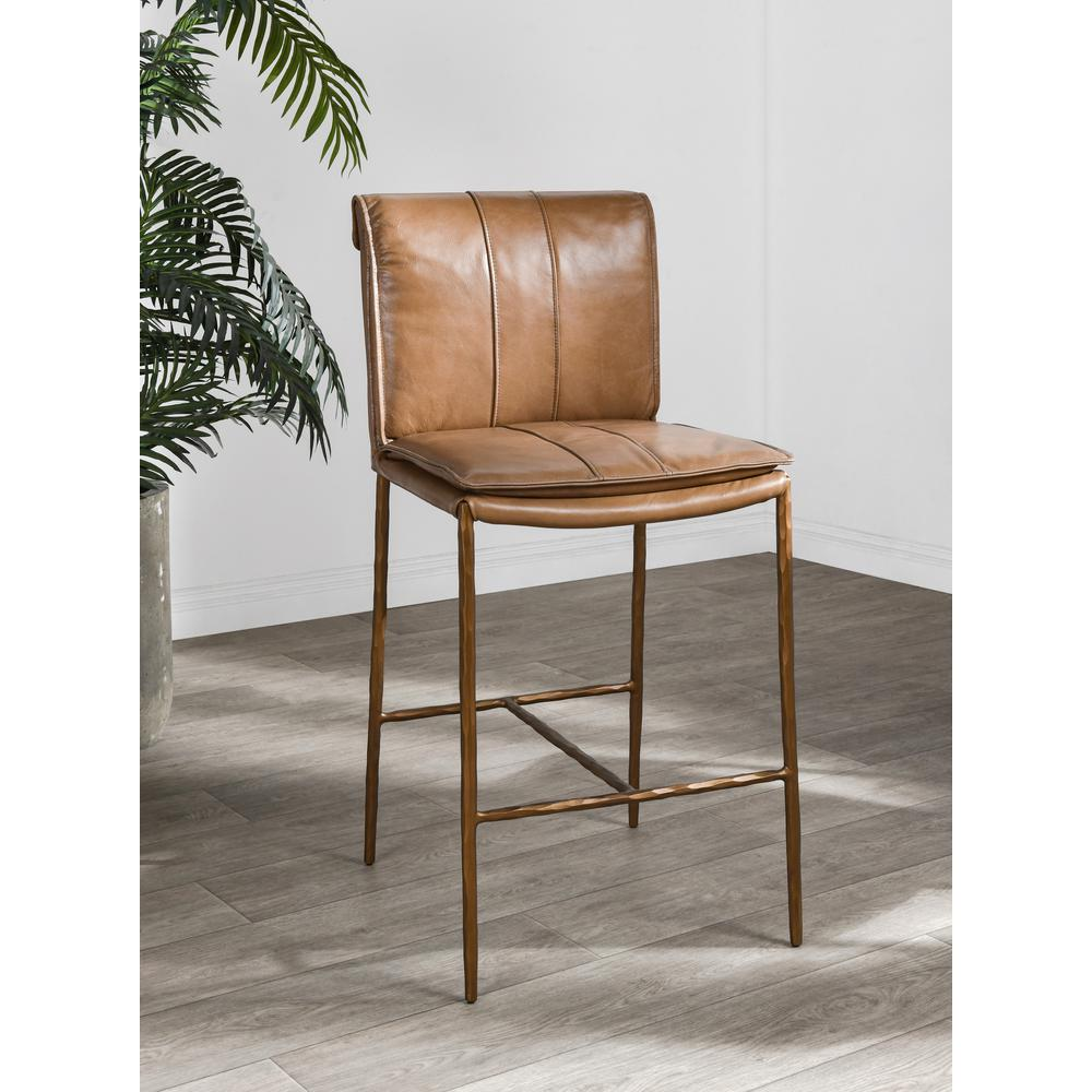 Tuscan 30" Bar Stool by Kosas Home Tan