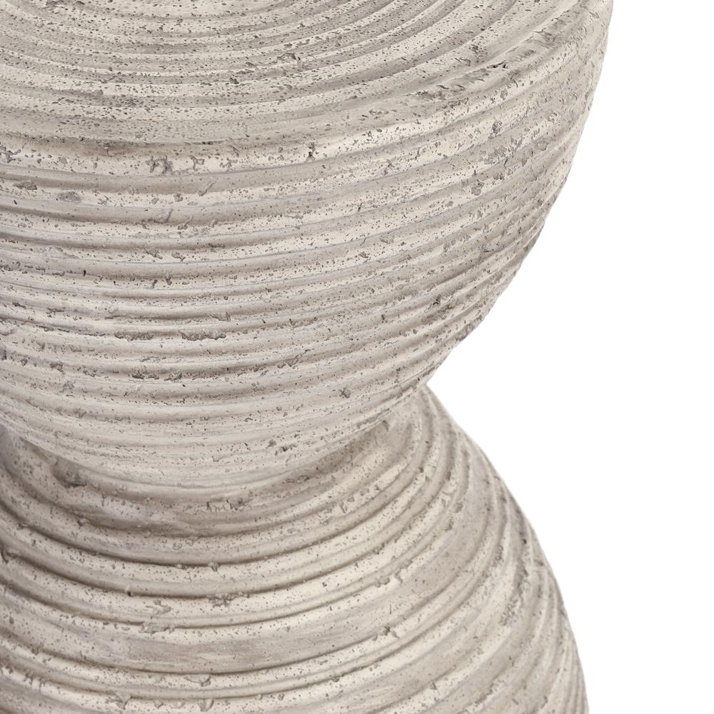 Corey Hourglass Concrete Outdoor Accent Table