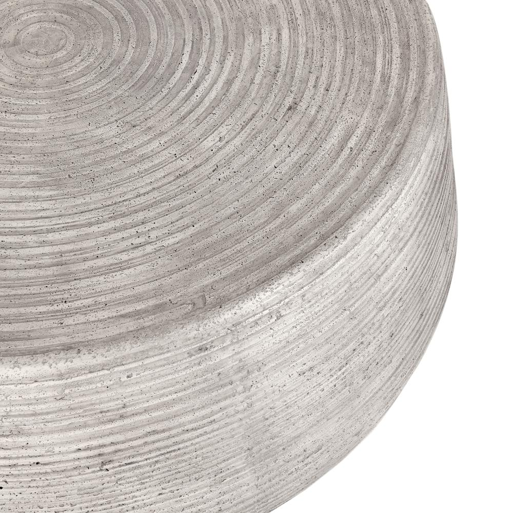 Nellie Round Concrete Outdoor Coffee Table