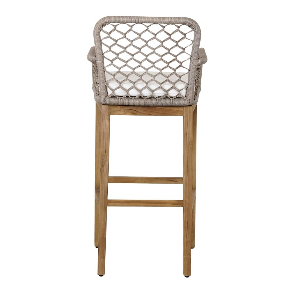 Paulo Outdoor Bar Stool Gray