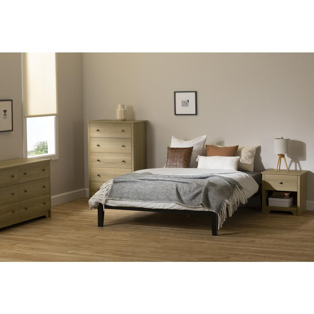 Vito 6-Drawer Double Dresser, Natural Ash