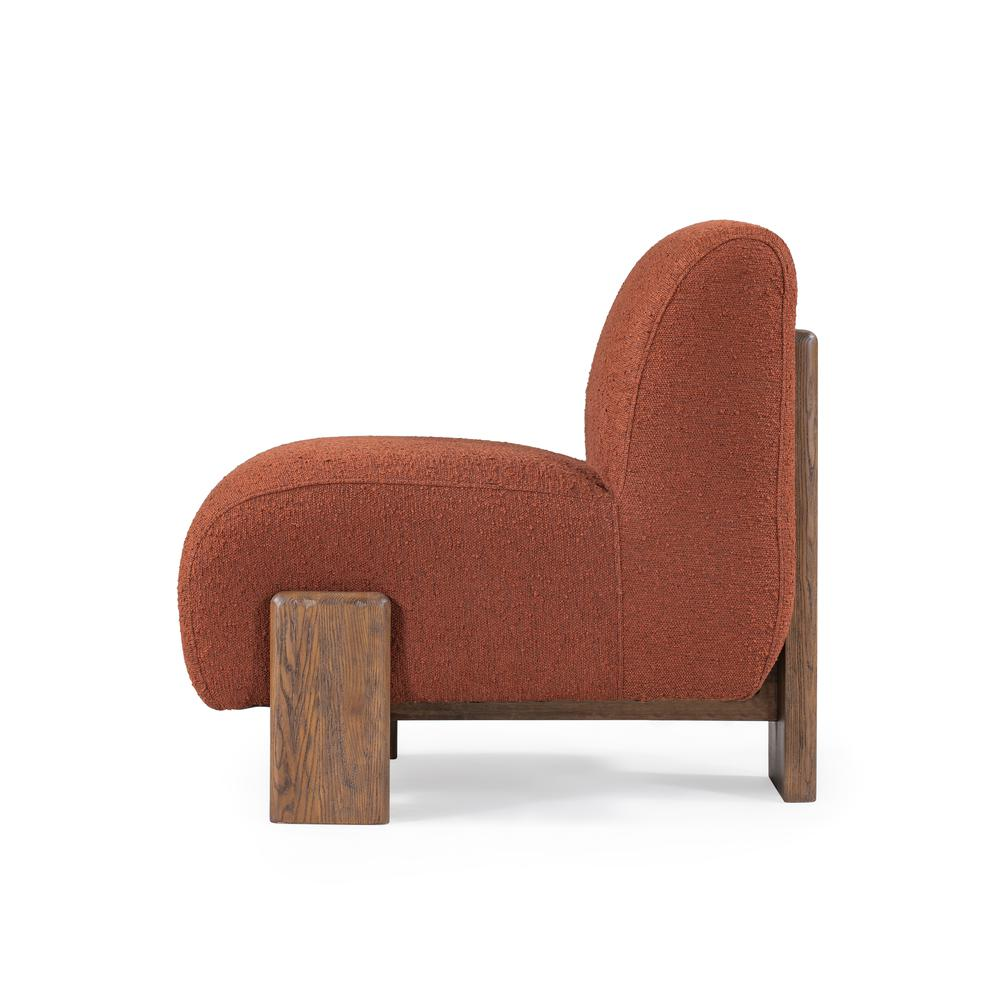 Chelsea Accent Chair in Rust