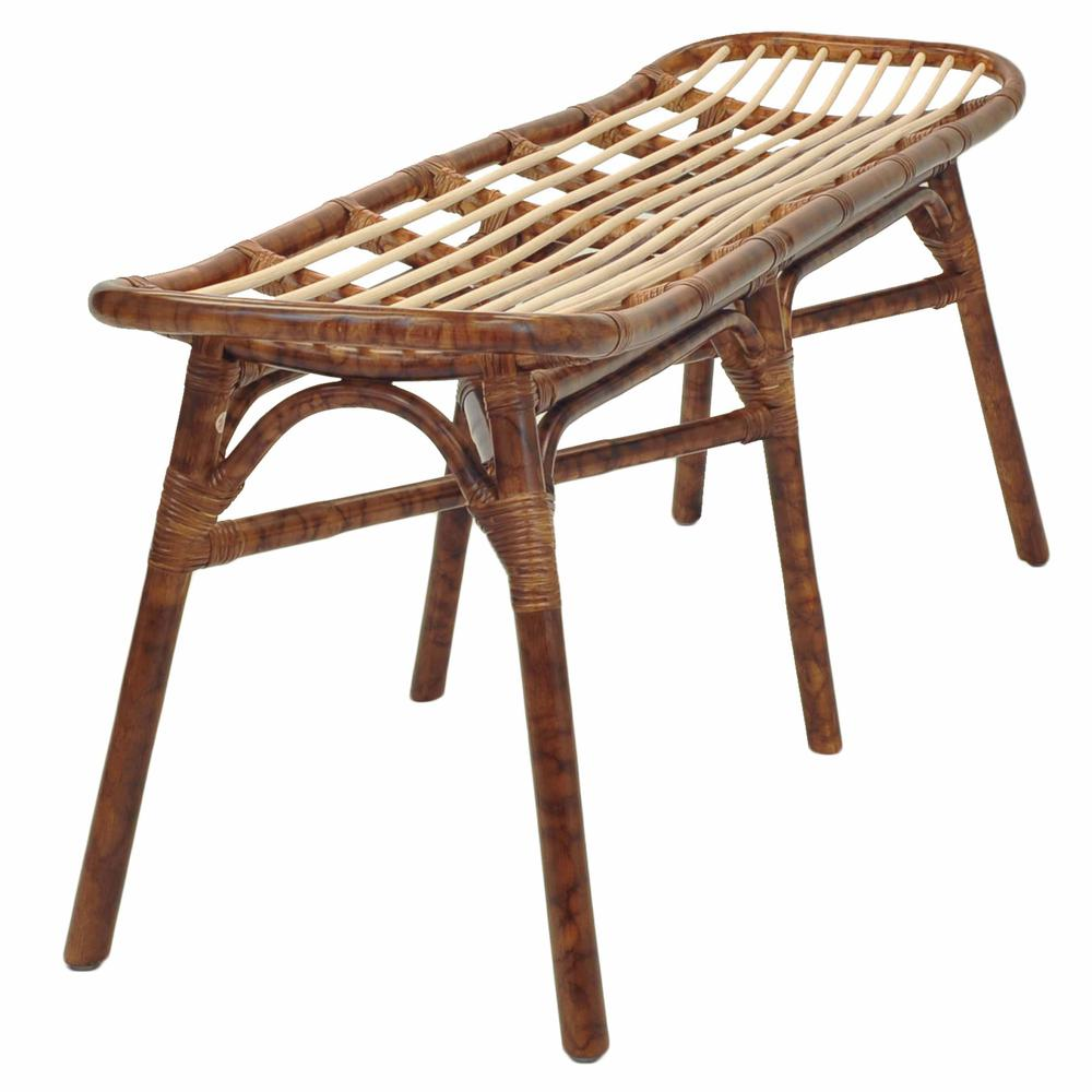 Beyla Rattan Bench