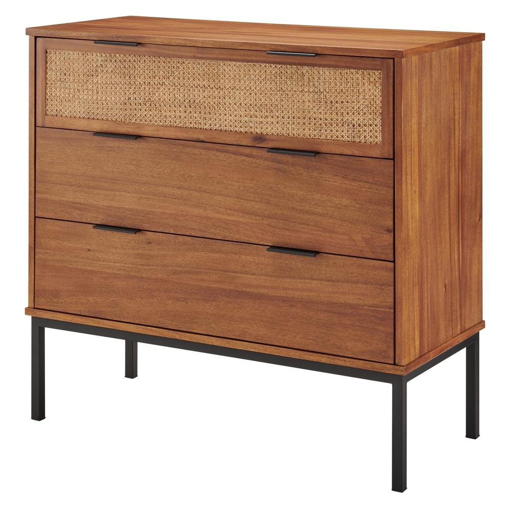 Caine Rattan Chest 3 Drawers