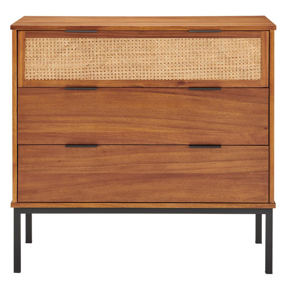 Caine Rattan Chest 3 Drawers