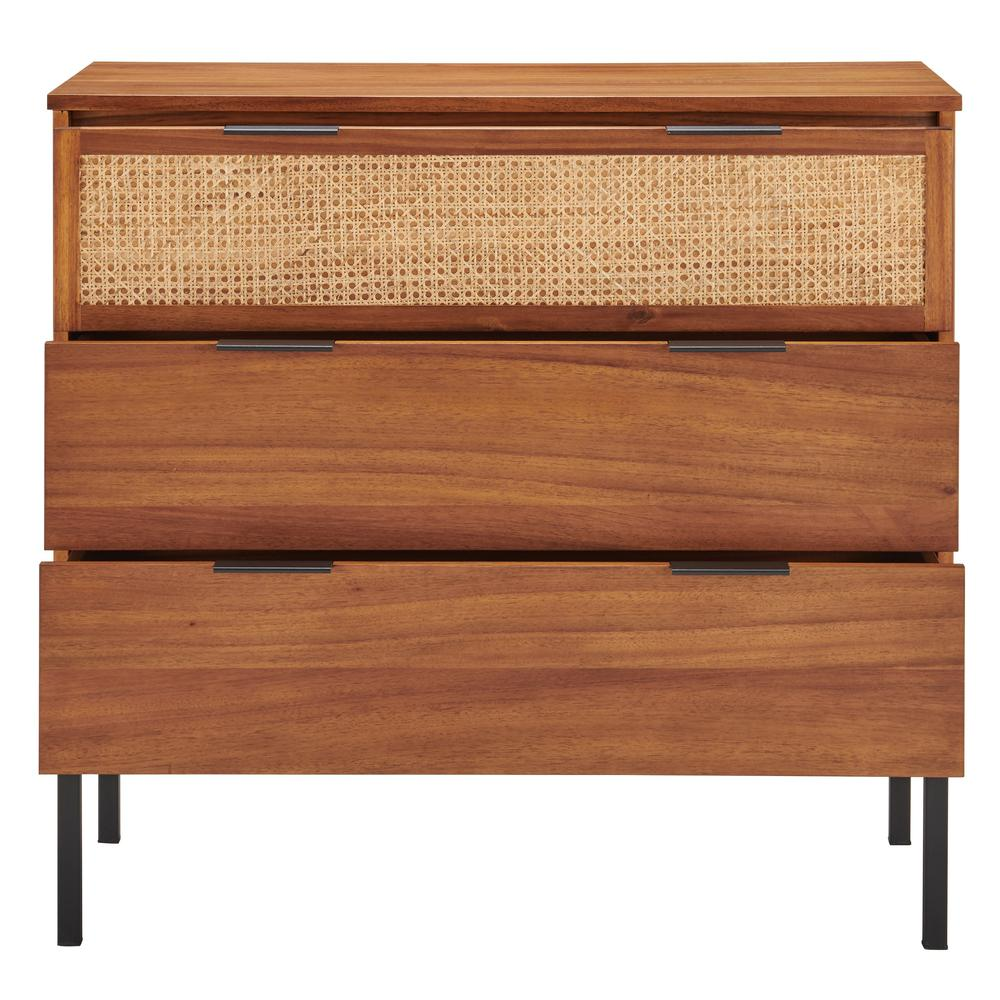 Caine Rattan Chest 3 Drawers