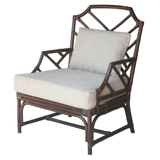 Kara Rattan Accent Arm Chair