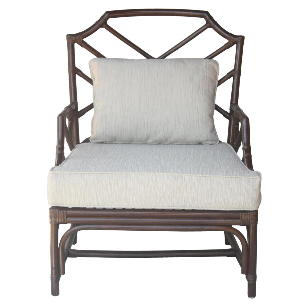 Kara Rattan Accent Arm Chair