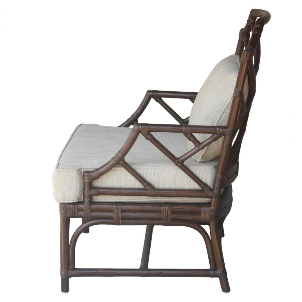 Kara Rattan Accent Arm Chair