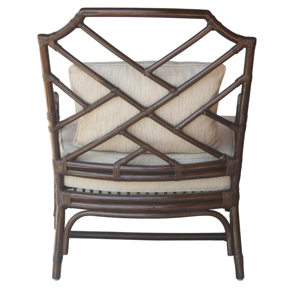 Kara Rattan Accent Arm Chair