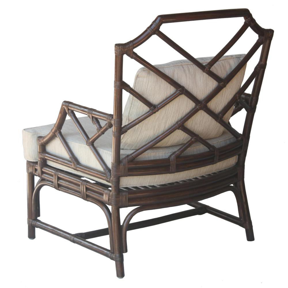 Kara Rattan Accent Arm Chair