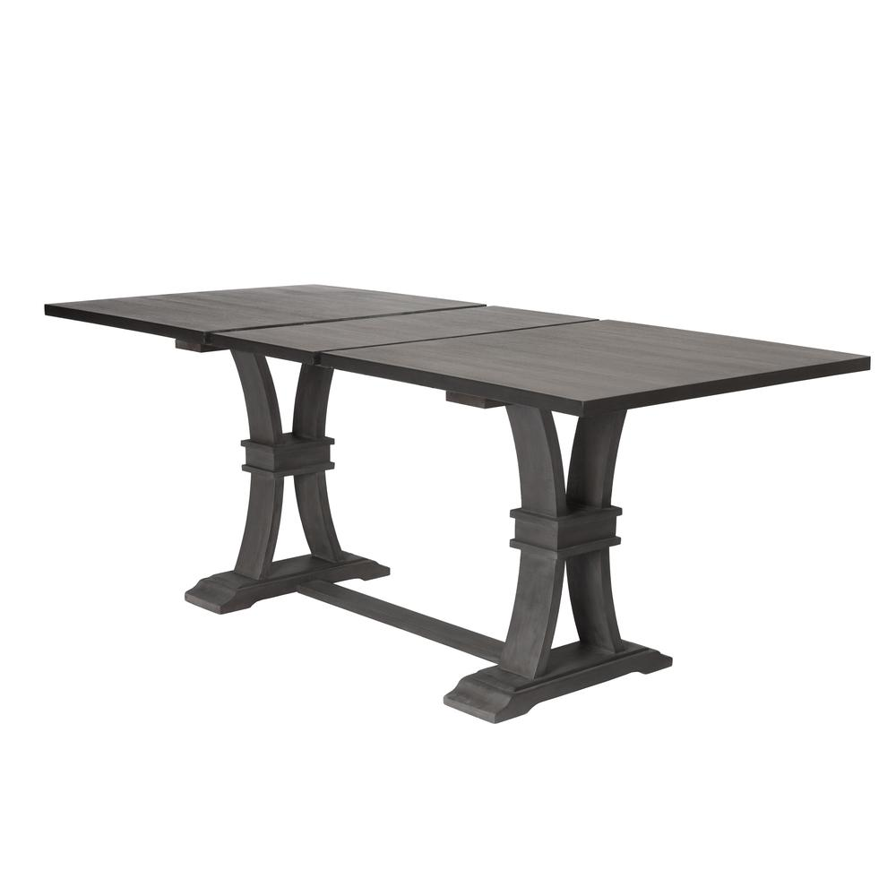 Classic Extendable Counter Height Dining Table with 18" Leaf