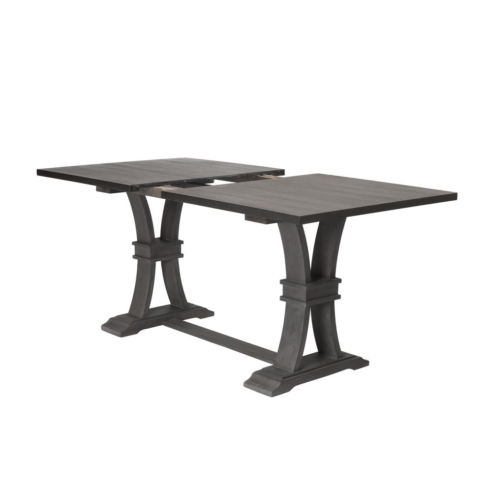 Classic Extendable Counter Height Dining Table with 18" Leaf