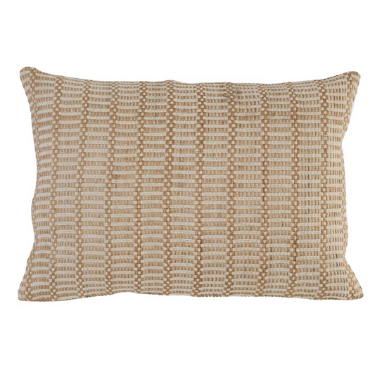 Helen 14"x 20" Throw Pillow in Beige by Kosas Home