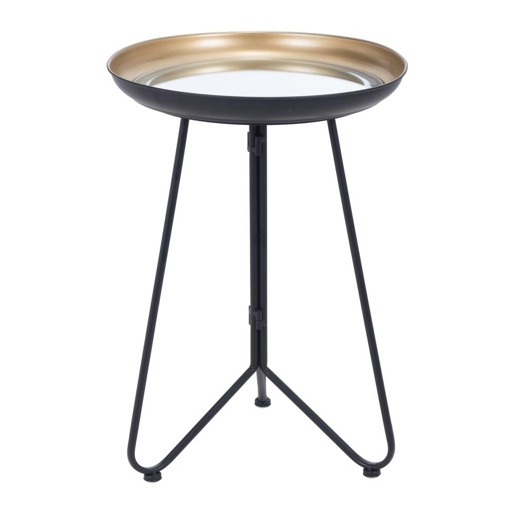 Foley Accent Table Gold & Black