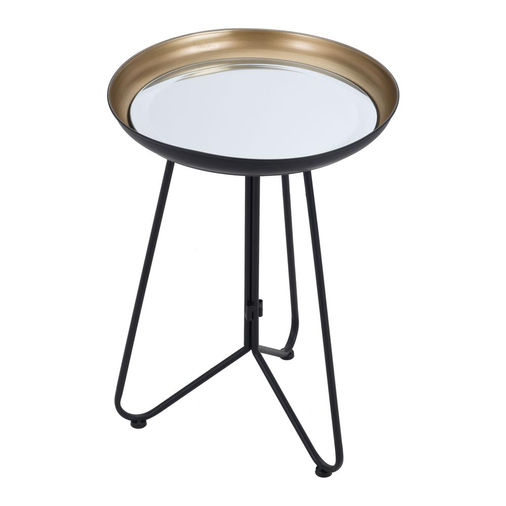 Foley Accent Table Gold & Black