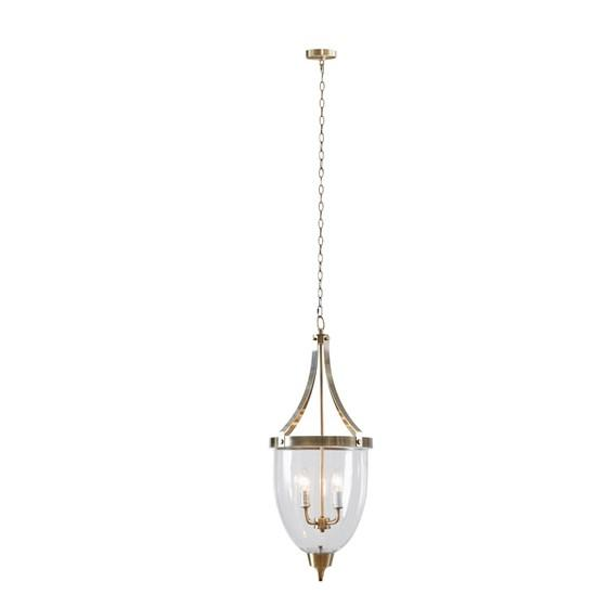 Salu 4-Light Glass Chandelier