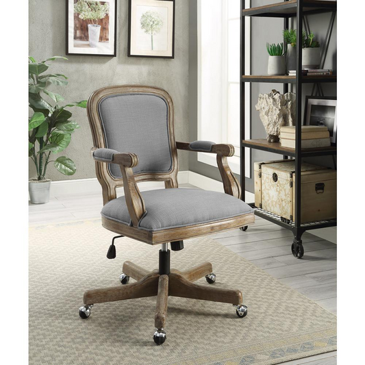 Maybell Office Chair, Light Gray