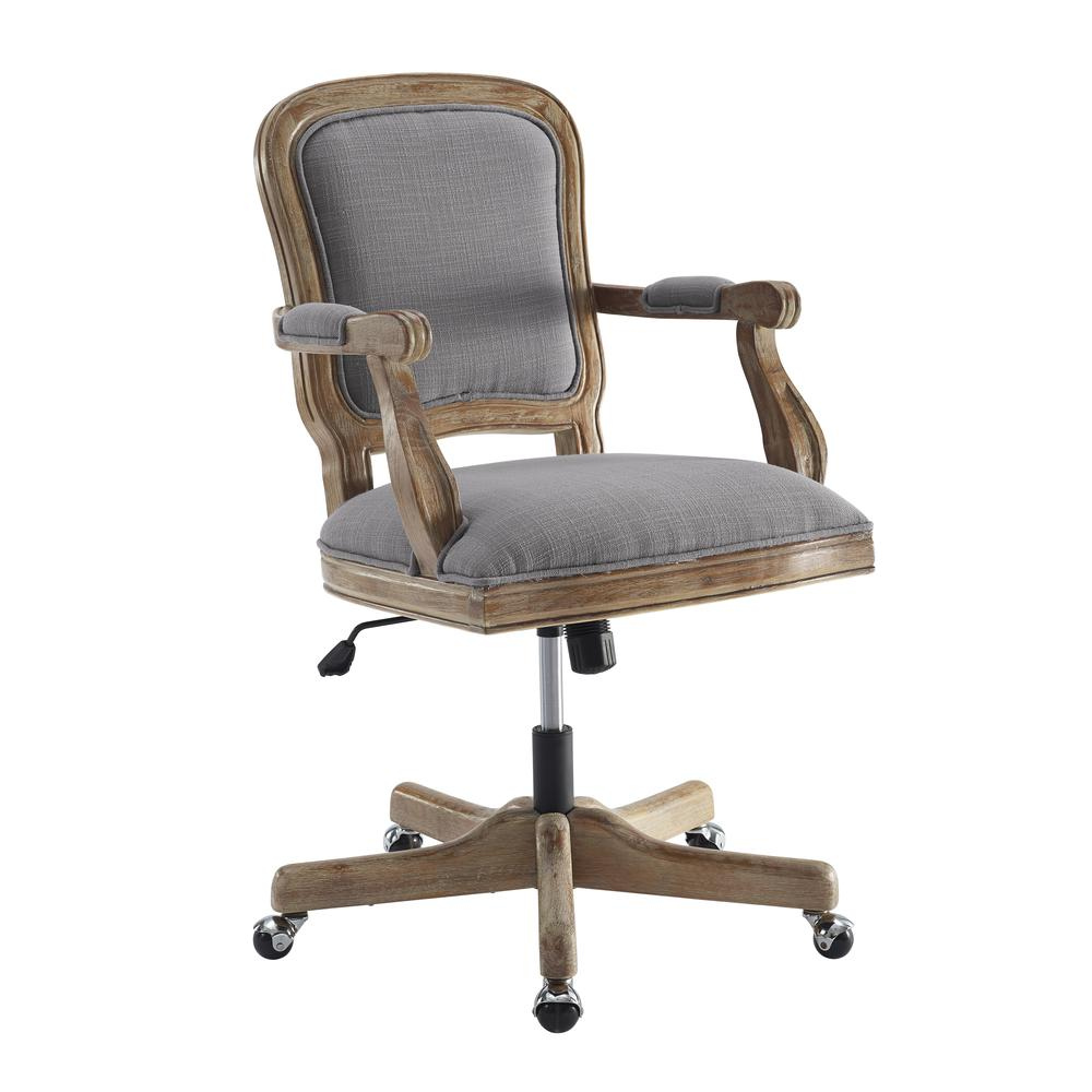 Maybell Office Chair, Light Gray