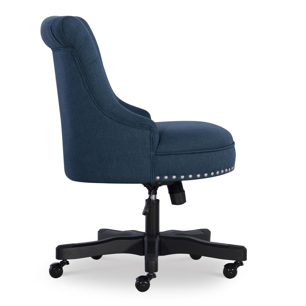 Sinclair Office Chair, Azure Blue