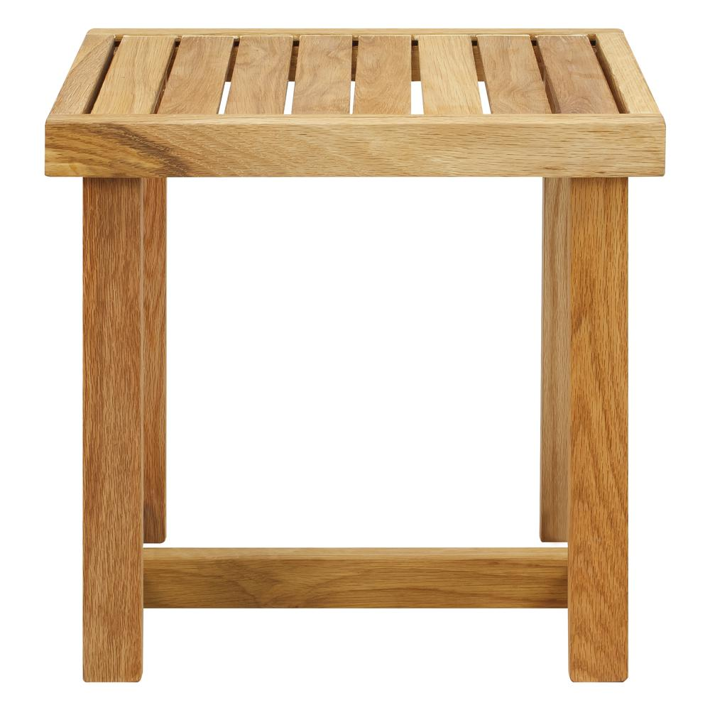 Taev 18" Shower Bench with Solid American White Oak