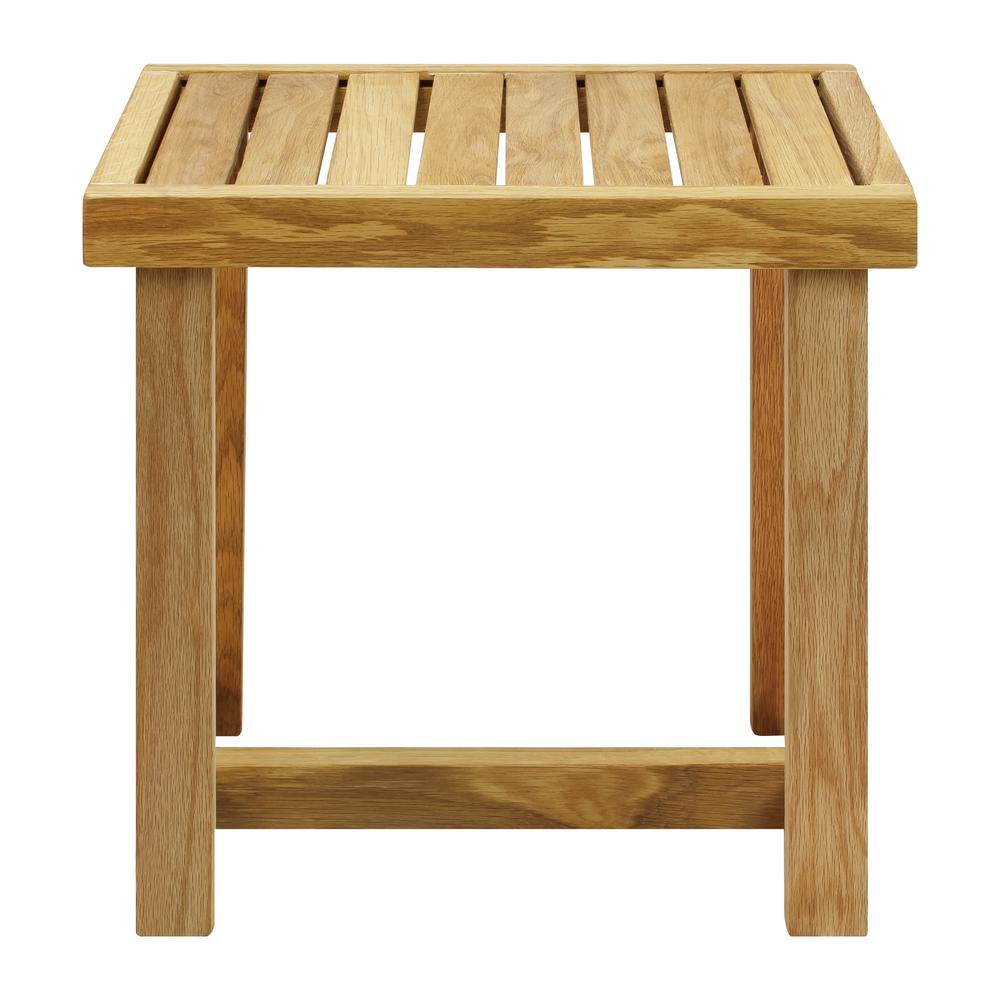 Taev 18" Shower Bench with Solid American White Oak