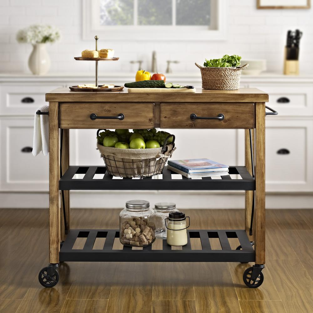 Roots Kitchen Cart Natural