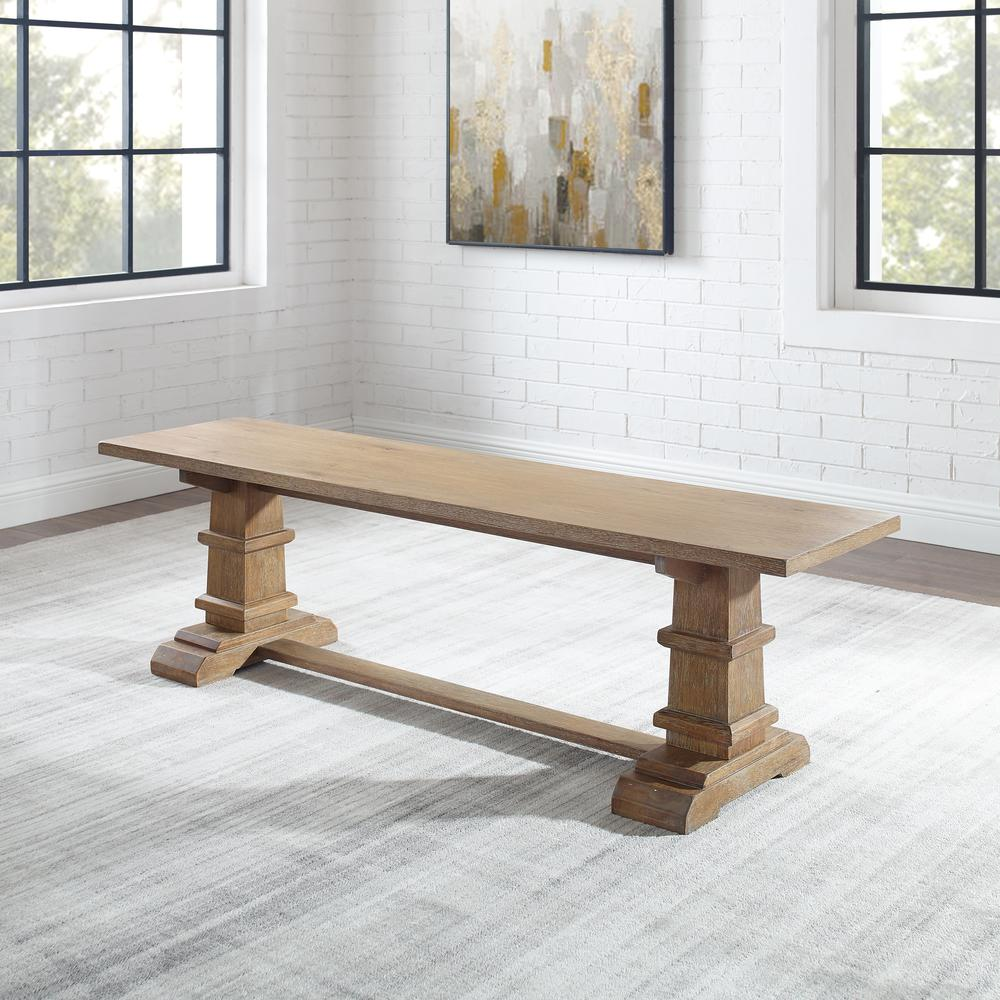 Joanna Dining Bench Rustic Brown