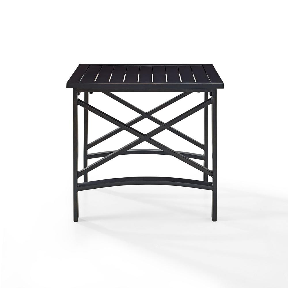 Kaplan Outdoor Metal Side Table Oil Rubbed Bronze