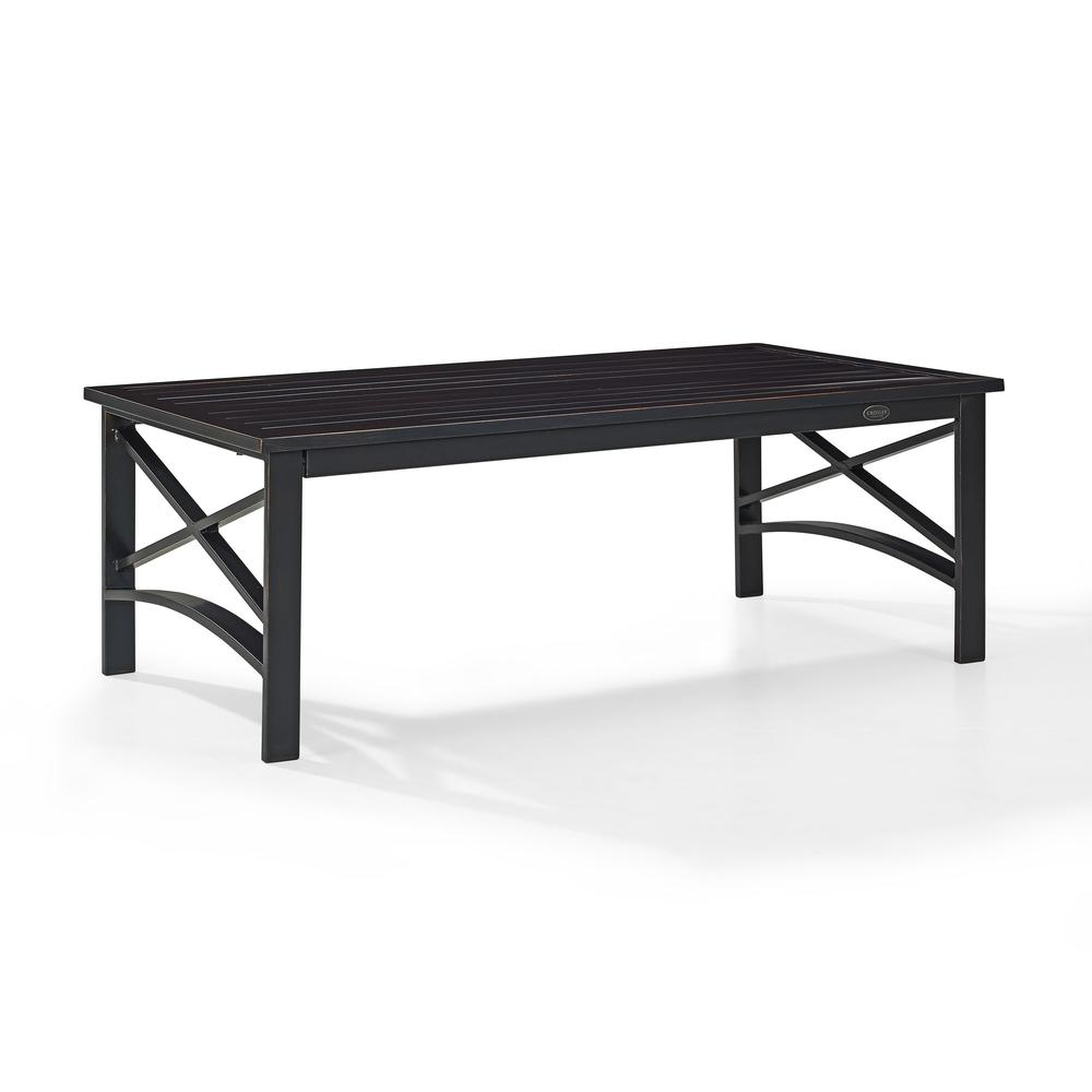 Kaplan Outdoor Metal Coffee Table Oil Rubbed Bronze