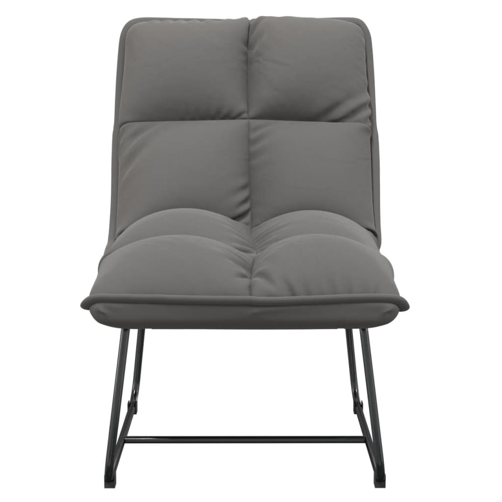 Levi Chair with Metal Frame Light Gray