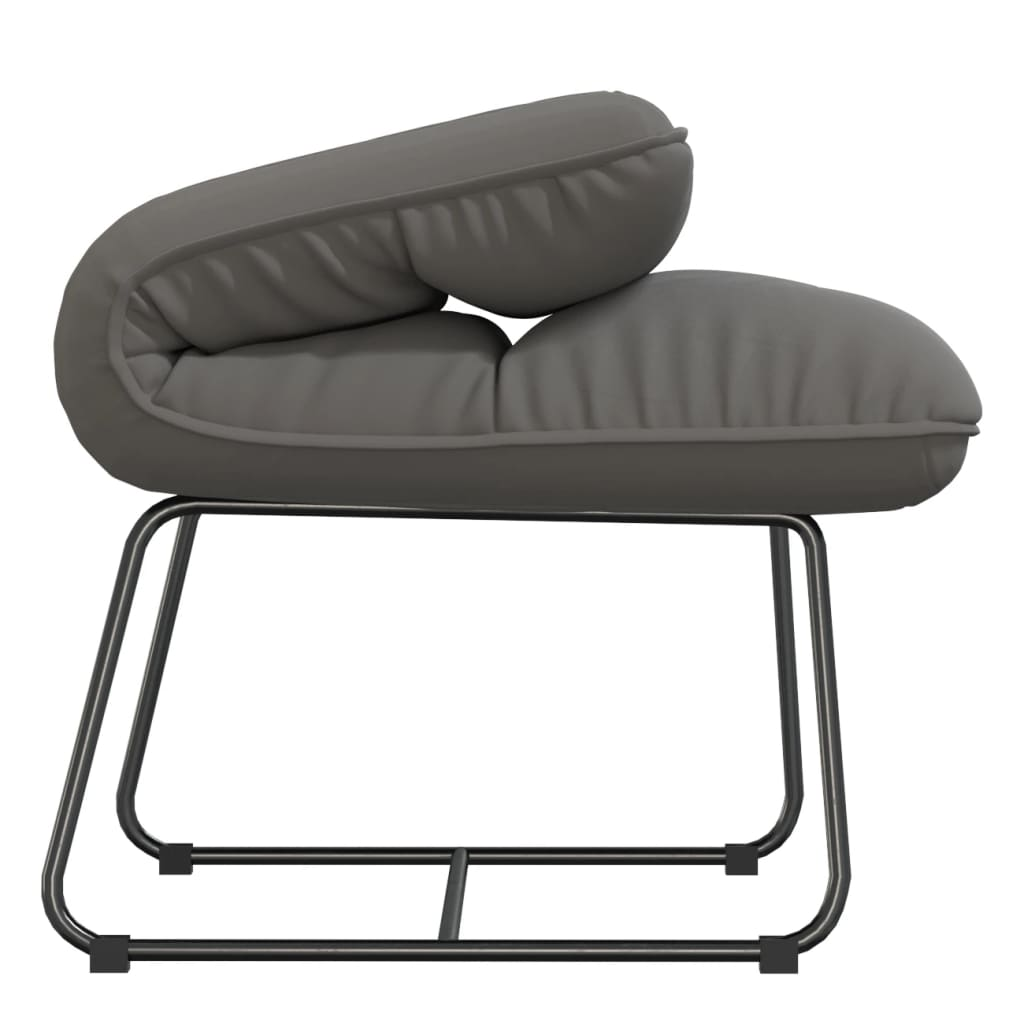 Levi Chair with Metal Frame Light Gray