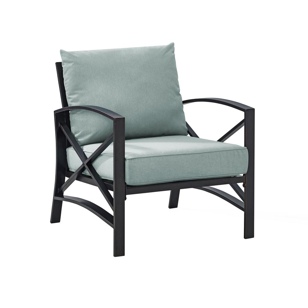 Kaplan Outdoor Metal Armchair Mist/Oil Rubbed Bronze