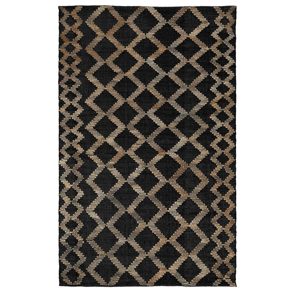 Katerina Black/Natural, Handwoven Area Rug by Kosas Home