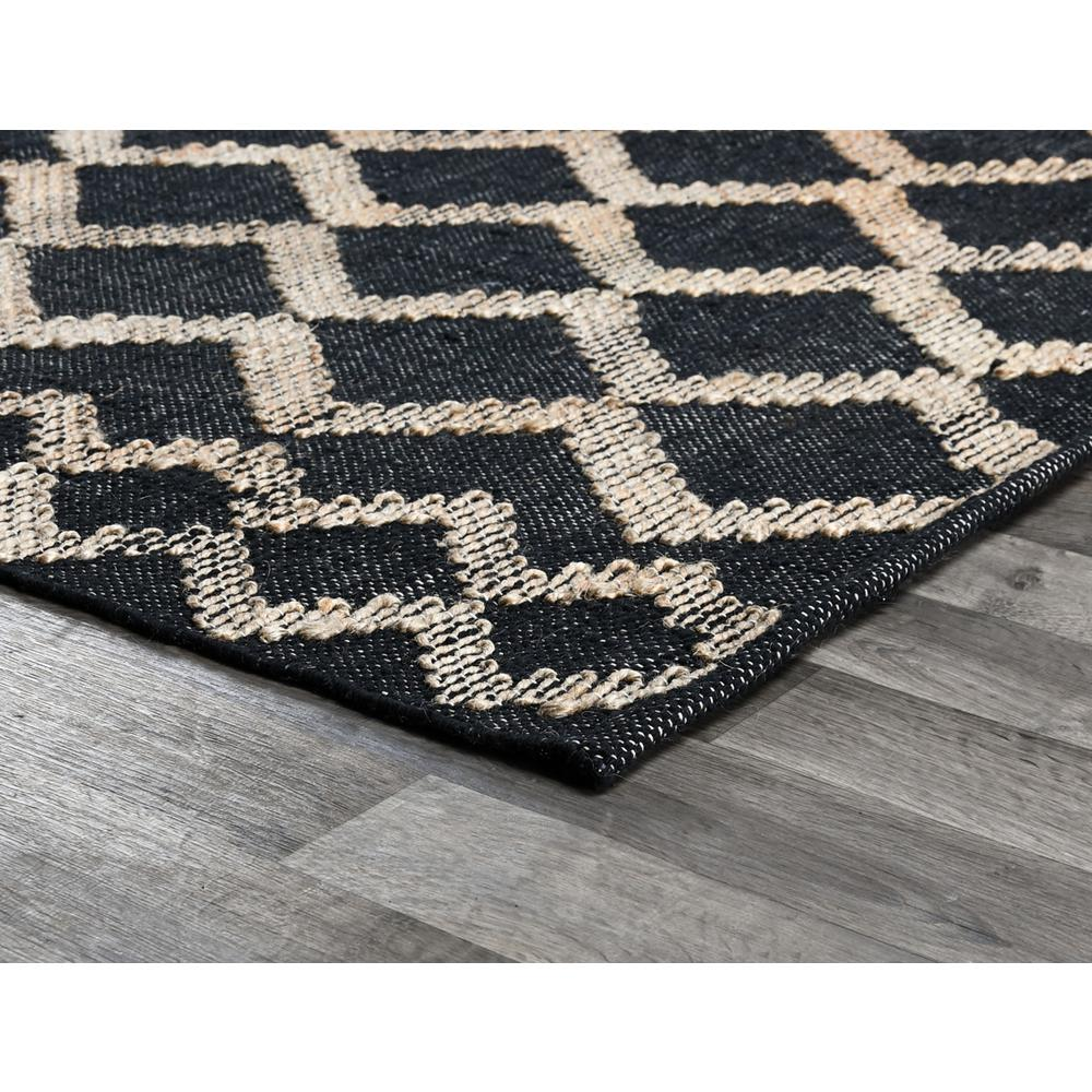 Katerina Black/Natural, Handwoven Area Rug by Kosas Home