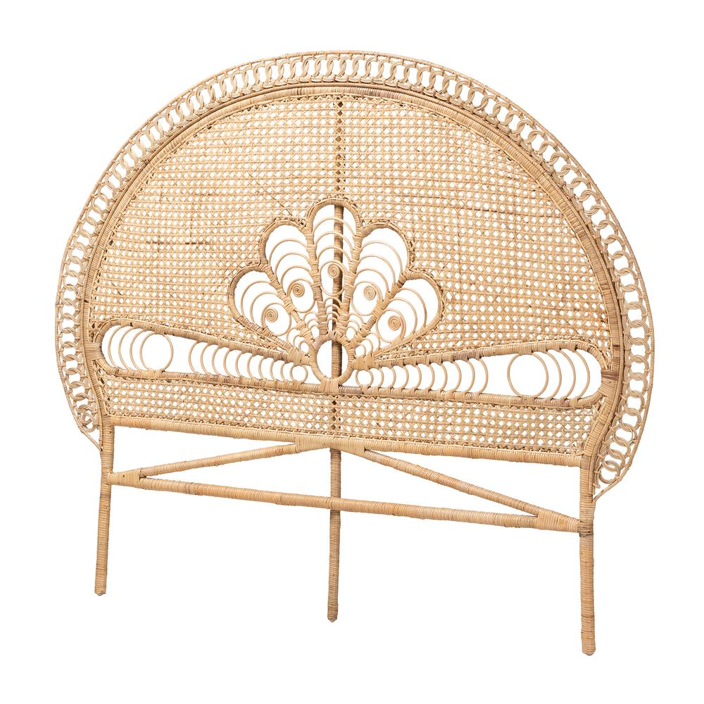 Marlette Bohemian Rattan Queen Headboard