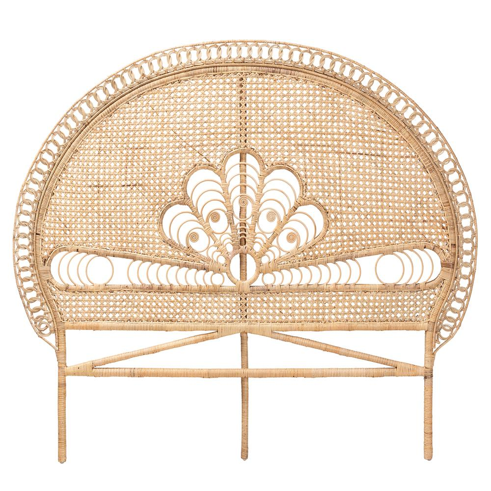 Marlette Bohemian Rattan Queen Headboard