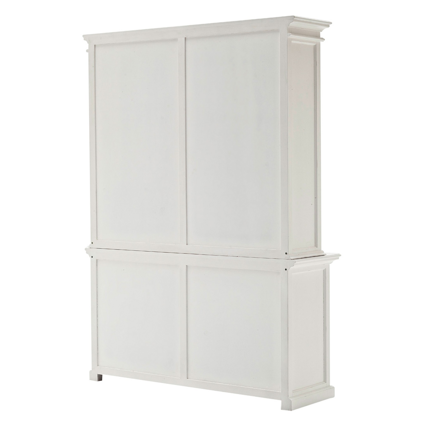 Keira Classic White Hutch Bookcase Unit