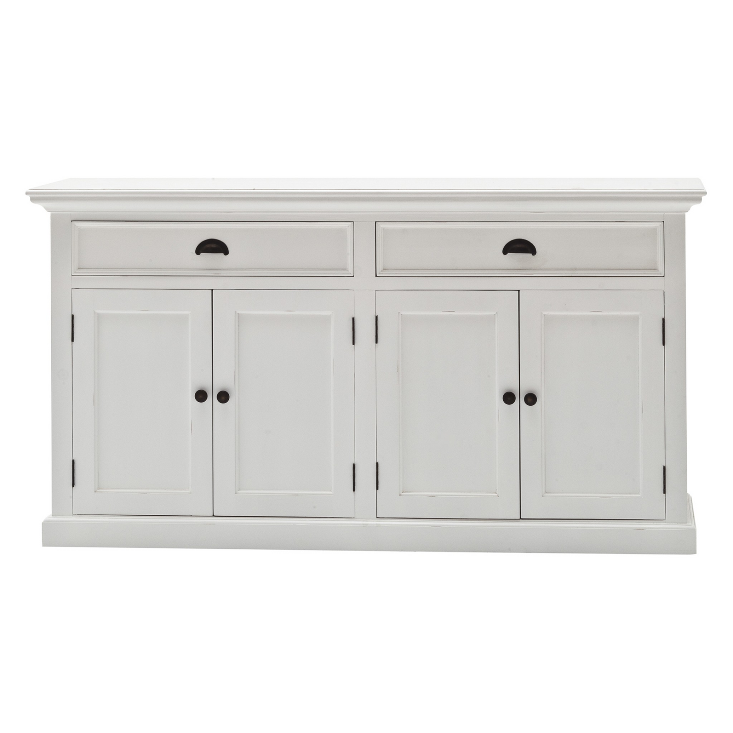 Keira Classic White Hutch Bookcase Unit