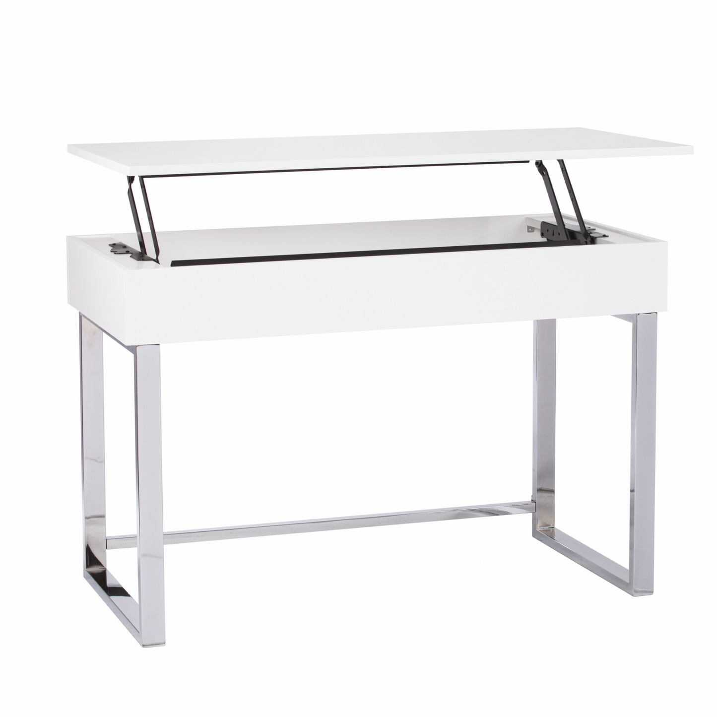 Leon White Adjustable Height Desk