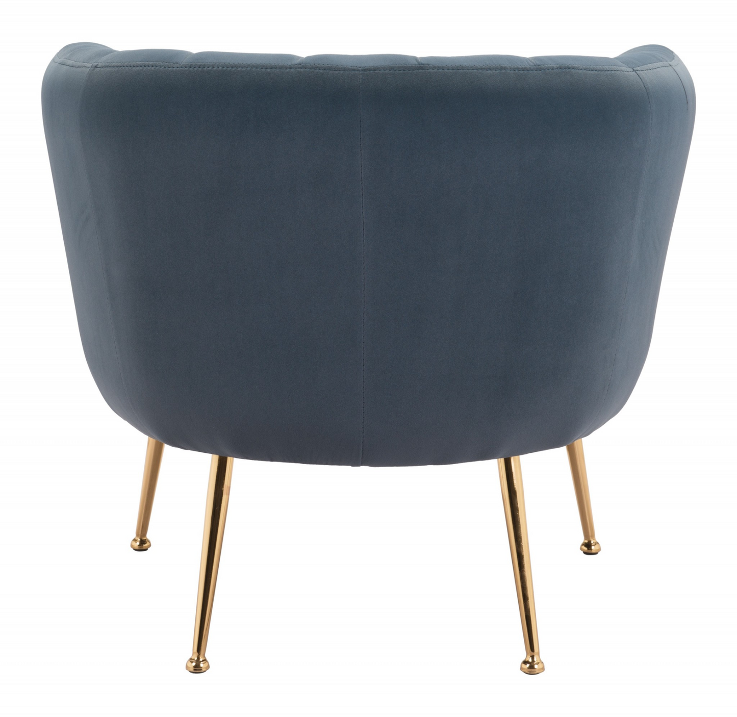 Erin Gray And Gold Velvet Tufted Club Chair