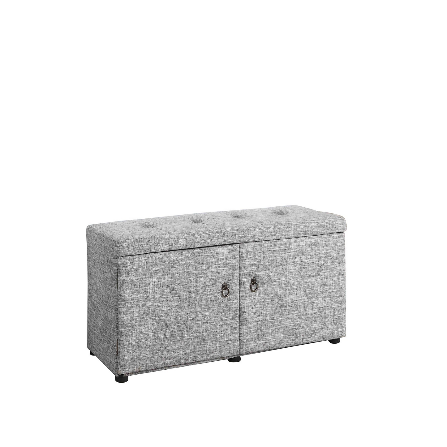 Brook Light Gray Storage Bench